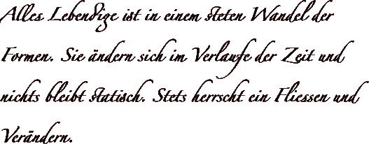 Alles Lebendige ist in einem